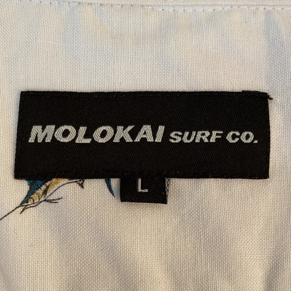 Molokai Surf Co. - men’s short sleeve shirt. Size L - Picture 3 of 9